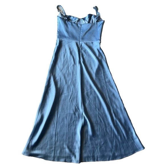 ✨NEW✨ KATIE MAY Flora Blue Cocktail Midi Dress M - Picture 7 of 13